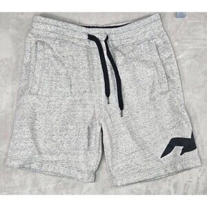 Hollister California Gray Fleece Sweat Shorts Size S Seagull Logo Y2K Prep Y2K